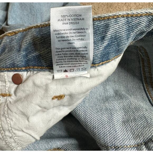 PACSUN 90's Boyfriend High Rise Relaxed Fit Distressed Denim Jeans Women's 27 - Picture 8 of 10